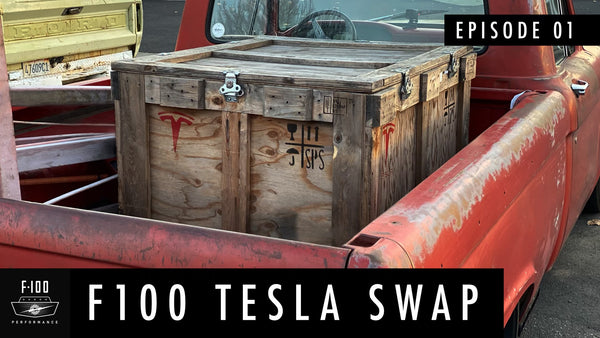 First Ever Tesla Swapped F100